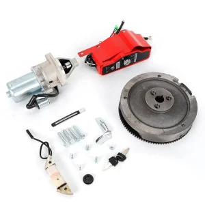 Kit di avviamento elettrico Interruttore di accensione del motorino di avviamento del volano per motori e generatori Honda GX390 13HP