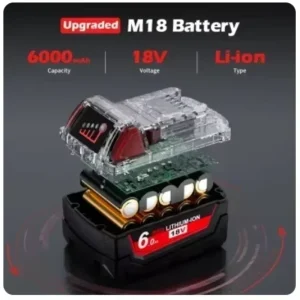 2025 nuovo modello 6.0Ah M18 Batteria Per Milwaukee 18V Li-Ion M18B5 48-11-1860-1850 48-11-1840-1830 48-11-1820 Batterie di Ricambio