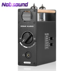 Nobsound T3 Plus Mini preamplificatore valvolare MM / MC Phono Stage per giradischi Preamplificatore Amplificatore per cuffie da tavolo