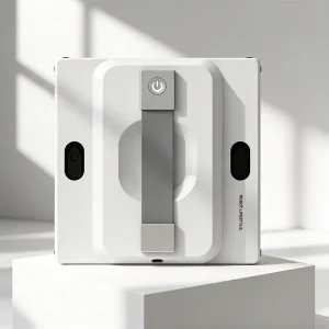 Robot per la pulizia delle finestre con 6 ugelli spray, serbatoio d’acqua grande da 100 ml, elevata aspirazione da 5200 Pa, robot intelligente