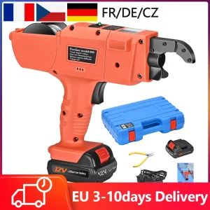 Legatrice a livello di tondo per cemento armato 12V 4500mAh legatura automatica del tondo per cemento armato con pinze a filo per batteria legatrice elettrica a spinta piatta in plastica