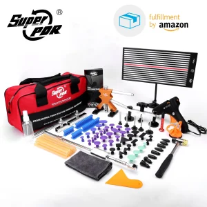 PDR Kit di strumenti per la riparazione di ammaccature senza vernice per auto Kit di riparazione per carrozzeria per rimozione ammaccature Kit di strumenti per rimozione ammaccature Strumenti per auto