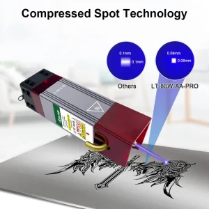 LASER TREE 5W 10W 20W Modulo laser con testa laser TTL Air Assist per macchina da taglio per incisione laser Strumenti per la lavorazione del legno
