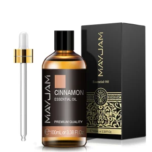 MAYJAM 100ML Oli Essenziali Aroma Puro Cannella Romero Legno di Cedro Citronella Tè Albero Olio per Massaggio Umidificatore Saponi Candela