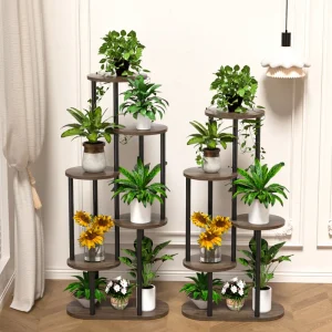 Supporto per piante e supporto per fiori Scaffale per fiori Scaffale per fiori a 4/5/6 livelli Scaffale per fioriera Organizzatore di stoccaggio Display Balcone da giardino interno