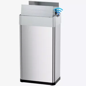 Pattumiera con sensore di movimento da 13,2-21,1 Gal (50-80 L) per cucina Pattumiera in acciaio inossidabile Pattumiera automatica Smart Bin