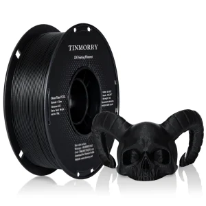 Filamento PETG/PET in fibra di vetro 1,75 mm, filamento per stampa 3D TINMORRY PETG-GF/PET-GF per stampanti 3D FDM, 1 KG 1 bobina