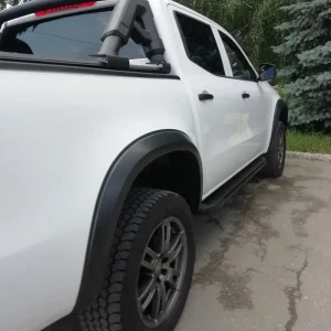 Sottile Parafango Flares Protezione Arco Ruota Per Mercedes Benz Classe X Doppia Cabina 2017-2023 Modelli 4X4 Accessori Auto 3.6”