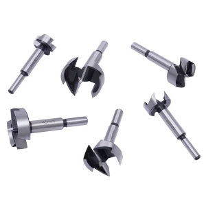 Set di punte da trapano da 15 pezzi Set di seghe a tazza da 10mm – 50mm con tappo di profondità cerniera sega a tazza per mobili per la lavorazione del legno