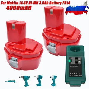 Batteria di ricambio per Makita 14.4V 3500mAh/4000mah Ni MH Batteria ricaricabile Utensili elettrici Bateria PA14 1422,1420, 192600 -1, 628