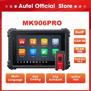 Autel MaxiCOM MK906PRO strumento diagnostico Scanner Bluetooth Automotivo codifica ECU MK906 PRO strumenti automobilistici PK MS906BT MK906S PRO