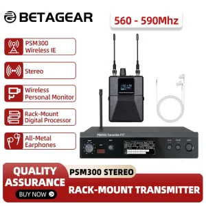 Russia Warehouse Original Logo PSM300 Stereo In-Ear Wireless Personal Monitor System Set trasmettitore per montaggio su Rack monitoraggio IEM