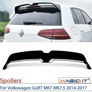 MAGICKIT posteriore tetto tronco Spoiler labbro ala in fibra di carbonio Look per Volkswagen Golf7 MK7 MK7.5 2014-2017 accessori auto