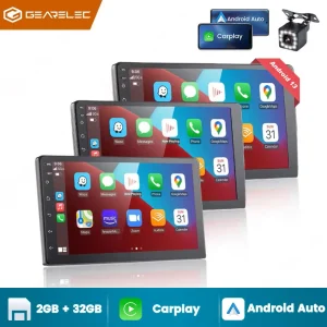 Android 13 autoradio CarPlay Android Auto Multimedia Player 2 DIN universale 7/9/10 pollici Car Stereo WiFi GPS Navi RDS fotocamera USB