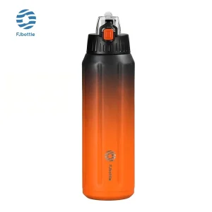 Borraccia Termica Fjbottle in Acciaio Inox 316, Bottiglia Sportiva Isolante Sottovuoto Anti-perdita 600ml