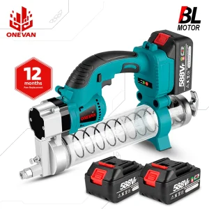 ONEVAN 10000PSL Macchina per grasso elettrica Cordless Ad alta pressione Olio lubrificante per auto Strumento ricaricabile per Makita 18V Batteria Pin