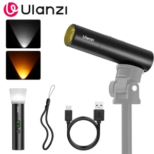 Ulanzi LM07 LED videografia torcia luce di riempimento creativo faretto multicolore Zoom ritratto atmosfera fotografia lampada al tramonto