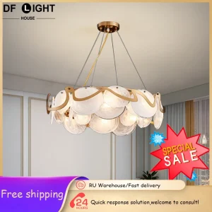 Lampadario moderno a LED camera da letto lampadario a soffitto in cristallo soggiorno nuvole forma lampada da soffitto E14 apparecchio di illuminazione per la casa