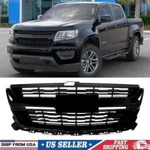 Magickit Auto Paraurti Anteriore Griglia di Ingresso Aria Griglia Per Chevrolet Colorado Z71 2015-2020 Modificato Griglia Accessori Nero Lucido