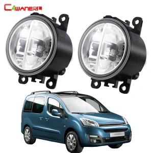 2 pezzi 30W LED fendinebbia per auto paraurti anteriore fendinebbia lampada di marcia diurna DRL per Citroen Berlingo B9 2012 2013 2014 2015