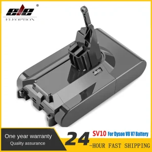 Batteria sostitutiva agli ioni di litio SV10 5000mAh 21,6V per batteria Dyson V8 V7 Batteria assoluta/luffy/animale/aspirapolvere e 4.0mAh