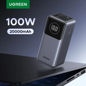 UGREEN Nexode Mini 100W 12000mAh Power Bank 20000mAh Batteria esterna portatile PD PowerBank per iPhone 17 pro 16 Ricarica rapida