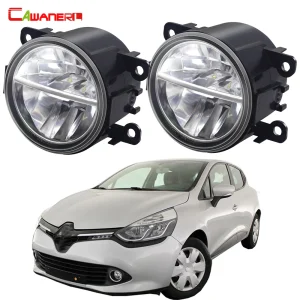 2 X Auto LED Fendinebbia Montaggio 30W Nebbia Lampada di marcia diurna DRL Per Renault Clio 4/IV 2012 2013 2014 2015 2016 2017 2018 2019