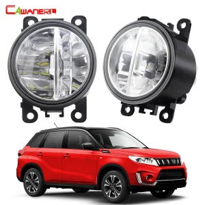 2 pezzi LED gruppo fendinebbia 30W 6000LM auto nebbia esterna lampada di marcia diurna DRL per Suzuki Grand Vitara Escudo LY 2015-2022