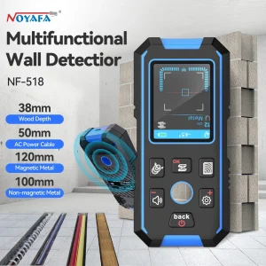 NOYAFA NF-518 Metal Detector Stud Finder Borchie di legno Professionale Live Wire Metal Wood Detector Scanner da parete Scatola elettrica Finder