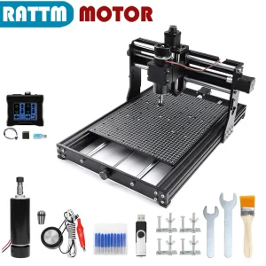 【EU BR】500W 4030 Pro Fai da te 3 assi GRBL Legno Metallo Router per incisione laser Macchina da taglio 20W 40W