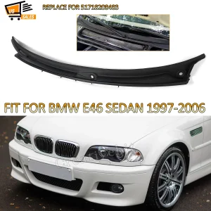 Pannello di copertura del cappuccio del tergicristallo anteriore adatto per BMW M3 E46 berlina 1997-2006 325i 330i 323i 328i Deflettore d’acqua del parabrezza