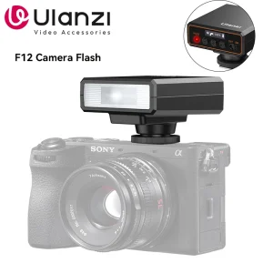 Ulanzi F12 Trigger flash wireless con schermo Flash automatico manuale per fotocamera con ripresa continua per Canon Nikon Fuji Sony zve10