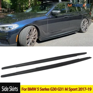 MagicKit Minigonne laterali colorate in fibra di carbonio per BMW Serie 5 G30 540i 550i F90 M5 Berlina 2017+