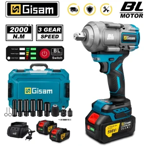 Gami 2000N.M Torque Brushless Elettrico Avvitatore a percussione 1/2 pollici Cacciavite Cordless Chiave Strumento di Potere Per Makita 18V Batteria Spille