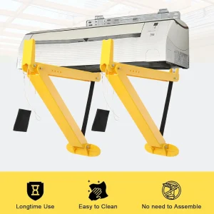 Staffa da 2 pezzi/set Mini strumento di supporto diviso per staffa di installazione e manutenzione del condizionatore d’aria a parete