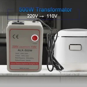 Trasformatori convertitori di tensione da 500 W/1000 W/2000 W/3000 W Alimentazione CA e adattatore di trasformazione step down da 220 V-250 V a 110 V-120 V