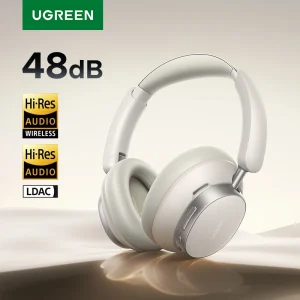UGREEN Studio Pro Cuffie ibride con cancellazione attiva del rumore 48dB ANC APP Audio LDAC ad alta risoluzione Auricolari Bluetooth Cuffie