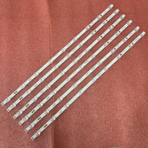 Striscia di retroilluminazione a LED 9LED per Hisense TV 65AE7200F 65A7100F 65A7300F 65A7300FTUK 65AE7000F  65AE7300 65A7120FS HZ65A52E HZ65A55E
