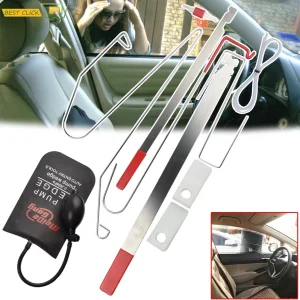 9 Pcs Auto Universale Porta Di Apertura di Emergenza Chiave Perso Bloccare Sbloccare Opem Kit di Strumenti di Auto Pompa di Aria Per Lo Styling Parti accessori Per auto