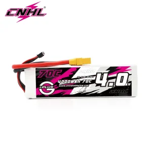CNHL Lipo Batteria 3S 4S 11.1V 14.8V 4000mAh 70C G + Plus Con Spina XT90 Per RC Auto Barca Elicottero Aereo Drone Camion Truggy
