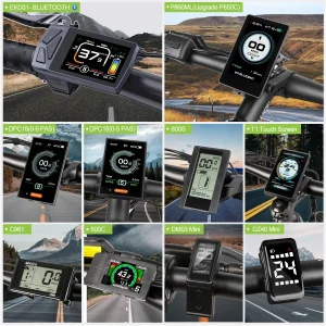 Bici elettrica BAFANG UART CAN Display DPC18 DZ40 EKD01 Bluetooth per BAFANG BBS Tongsheng Mid Drive Motore Bicicletta ebike Computer