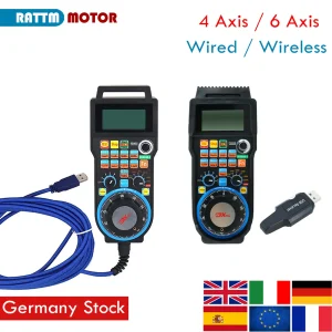 【USA/UE】XHC LHB04B/WHB04B Volante CNC Mach3 Volante sospeso MPG wireless per fresatrice Controller Mach3 a 4/6 assi