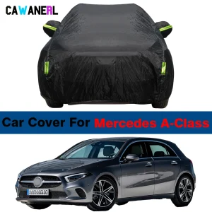 Copertura per auto impermeabile Auto Parasole Pioggia Neve Prevenire la copertura per Mercedes Benz Classe A A160 A200 A180 A220 A250 A190 A35 A45 AMG