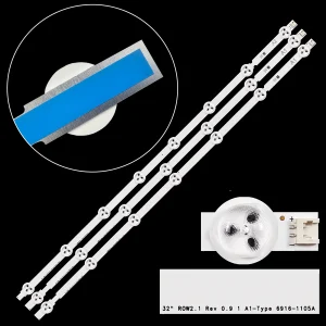 Striscia di retroilluminazione a LED per 32LN5400 32LN5403 32LN5404 32LN5405 32LN542V 32LN570V 6916L-1295A 6916L- 1296A 6916L-1437A 6916L-1438A