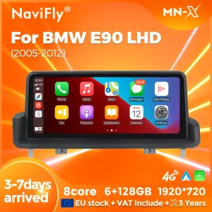 Nuovo Android 14 Car Multimedia Lettore di Navigazione GPS Wireless Apple CarPlay Android Auto Per BMW E90 E91 E92 E93 2005-2012 Radio