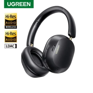 UGREEN Max5c cuffie Bluetooth Wireless 43dB Hybrid Active Noise Cancellation Hi-Res LDAC 75H auricolari Audio spaziali auricolare