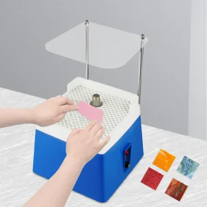 Mini smerigliatrice per vetro portatile Mini smerigliatrice per vetro con mola smerigliatrice per vetro da 65 W adatta per molare la ceramica del vetro