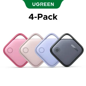 UGREEN FineTrack Smart Finder compatibile con Apple Find My (Solo iOS) Tag tracker Bluetooth, Smart Tag per ricerca oggetti per chiave auto