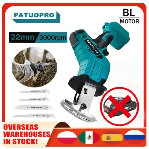 Sega alternativa elettrica a batteria da 18 V Taglierina a velocità regolabile Taglio di tubi in legno, metallo, PVC, adatto per batteria Makita da 18 V (senza batteria)