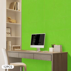 Pannelli insonorizzati ad alta densità in fibra di poliestere da 12 pezzi da 9 mm Pannelli fonoisolanti Pannelli murali fonoassorbenti